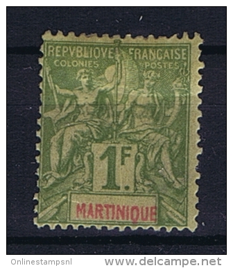 Martinique Yv Nr 43 MH/* Avec Charniere Signed/ Signé Has A Light Gum Fold - Ungebraucht