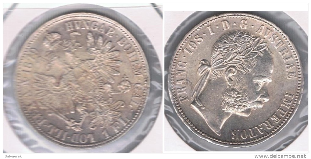 AUSTRIA FLORIN 1879 PLATA SILVER X  MUY MUY BONITA - Austria