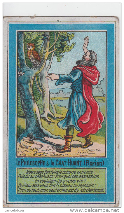 IMAGE BON POINT ECOLE / CONTE DE FLORIAN - LE PHILOSOPHE ET LE CHAT HUANT (edition Education Nationale) - Autres & Non Classés