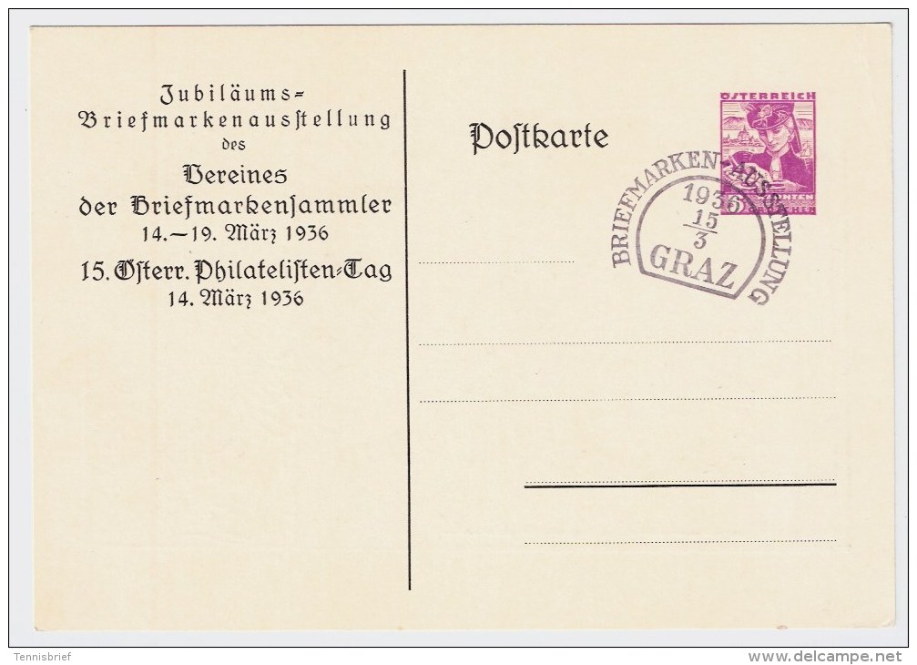 Österreich, 1936, Privat-GA Graz,  #3531 - Cartoline