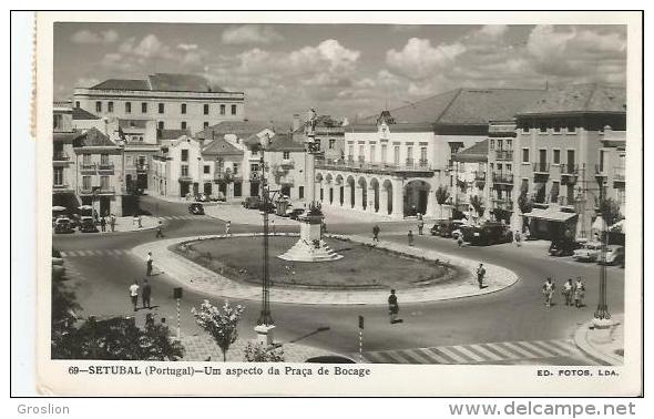 SETUBAL (PORTUGAL) 69 UM ASPECTO DA PRACA DE BOCAGE - Setúbal