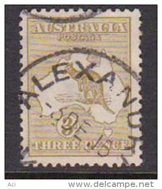 Australia 1915 Third Watermark 3d Olive Used - Used Stamps