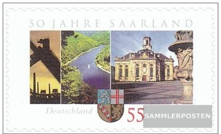 BRD (BR.Deutschland) 2595 (completa Edizione) Selbstklebende Problemaabe MNH 2007 Saar - Nuovi