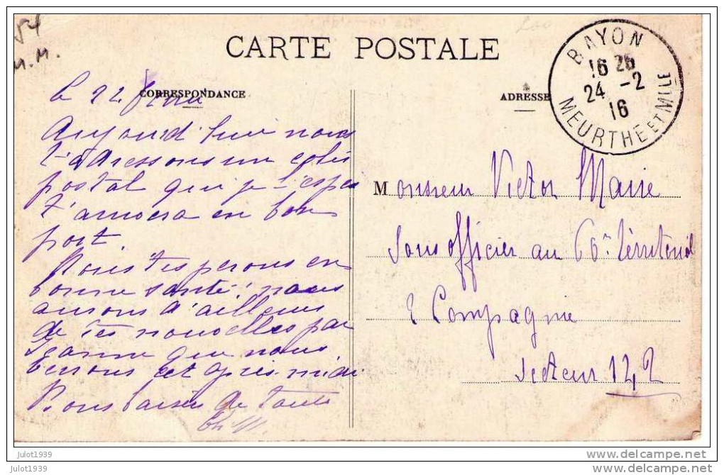 CRANTENOY ..-- 54 . M. Et M.   ..-- La LAITERIE . 1916 , BAYON ( Victor MAIRE ) . Voir Verso . - Briey