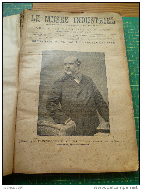 Exposicion Universal De Barcelona - 1888. 33 N° Du "Musée Industrielle" - Otros & Sin Clasificación