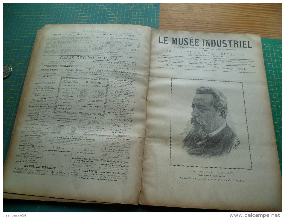 Exposicion universal de Barcelona - 1888. 33 n° du "Musée industrielle"