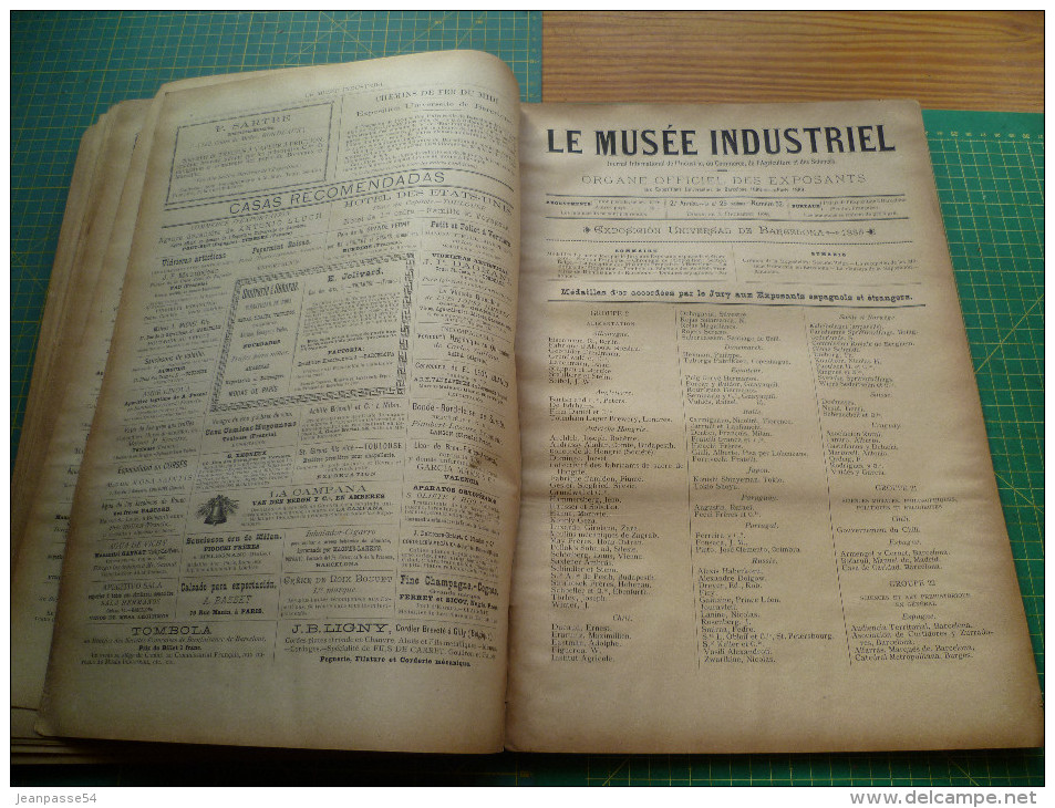 Exposicion universal de Barcelona - 1888. 33 n° du "Musée industrielle"