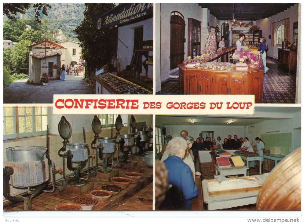 Confiserie Des Gorges Du Loup Multivues - Fabrique Fruits Confits Fleurs Cristalisées (n°1 Gilletta) - Artisanat