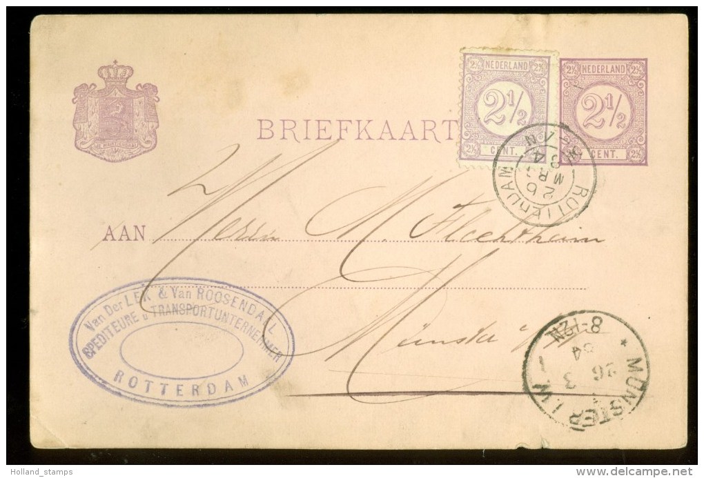 NEDERLAND * HANDGESCHREVEN BRIEFKAART * Uit 1881 Van LOKAAL AMSTERDAM * VOORDRUK NVPH 33  (9911i) - Entiers Postaux