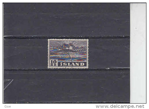 ISLANDA  1948 - Unificato  214° - Vulcanologia - Usati