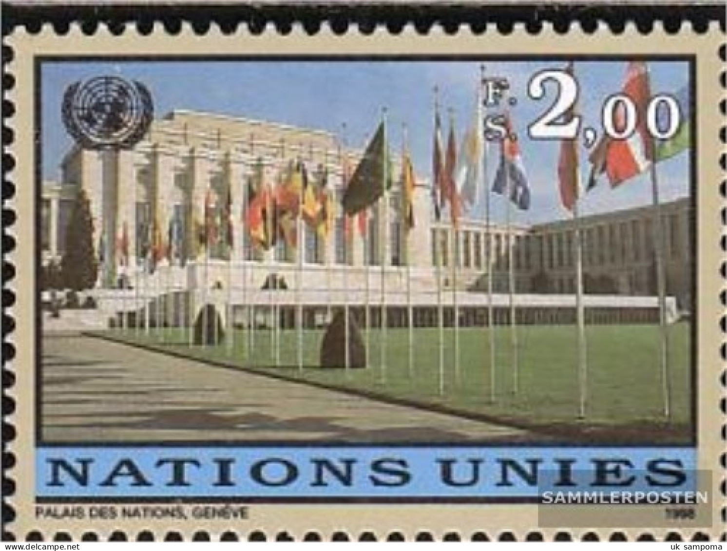 UN - Geneva 329 (complete Issue) Unmounted Mint / Never Hinged 1998 Palais - Unused Stamps