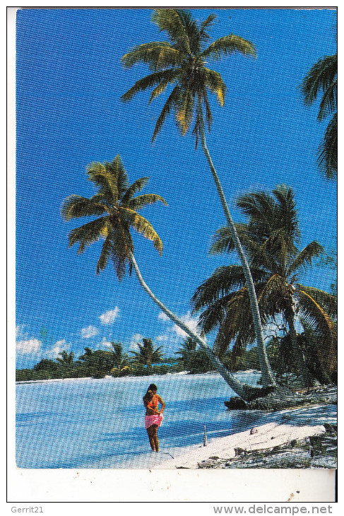 TAHITI - Girl On The Beach - Tahiti