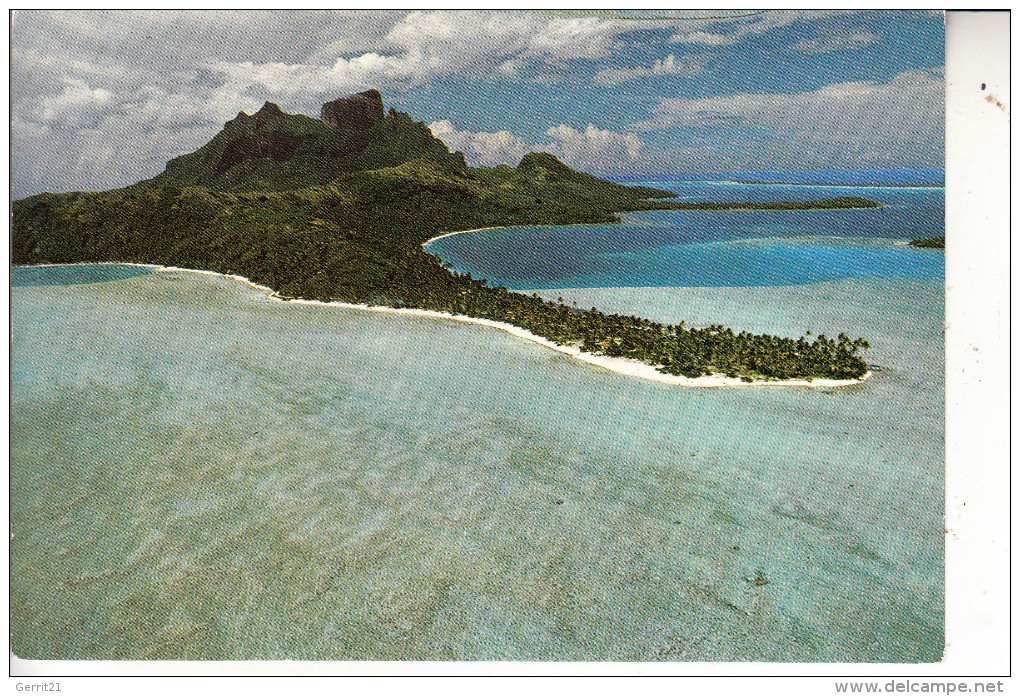 TAHITI - BORA-BORA, Matira Point, Vue Airienne - Tahiti