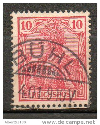 ALLEMAGNE  10p Rouge 1900  N°54 - Gebraucht