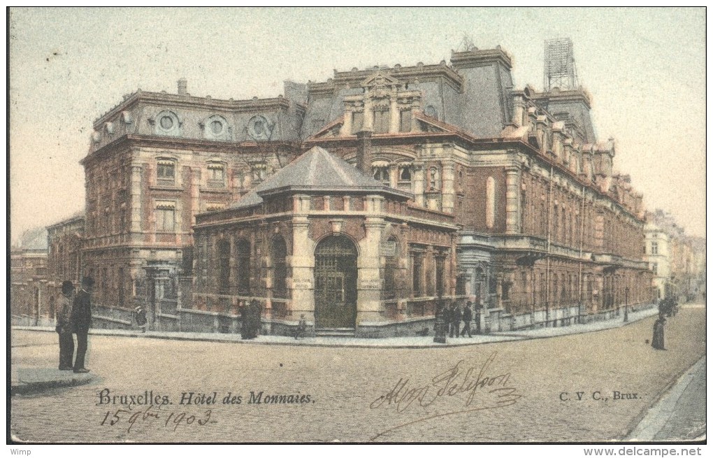 St Gilles : Hôtel Des Monnaies / Carte C.V.C. - St-Gilles - St-Gillis