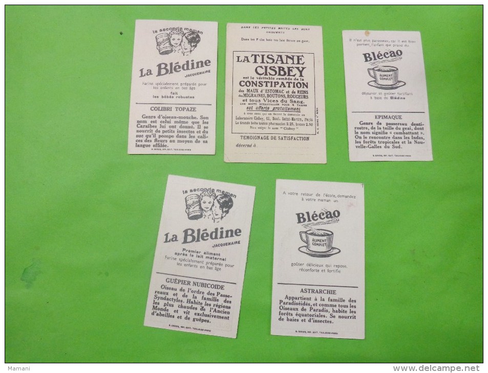 Chromo  Temoignage De Satisfaction-  Charade Pub Cisbey-epimaque-colibri Topaze-astrarchie-guepier Nubicoide Pub Blecao - Autres & Non Classés