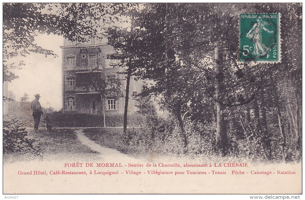 CPA - 59 - LOCQUIGNOL - Hôtel Restaurant La Chenay - Fôret De Mormal - Autres & Non Classés