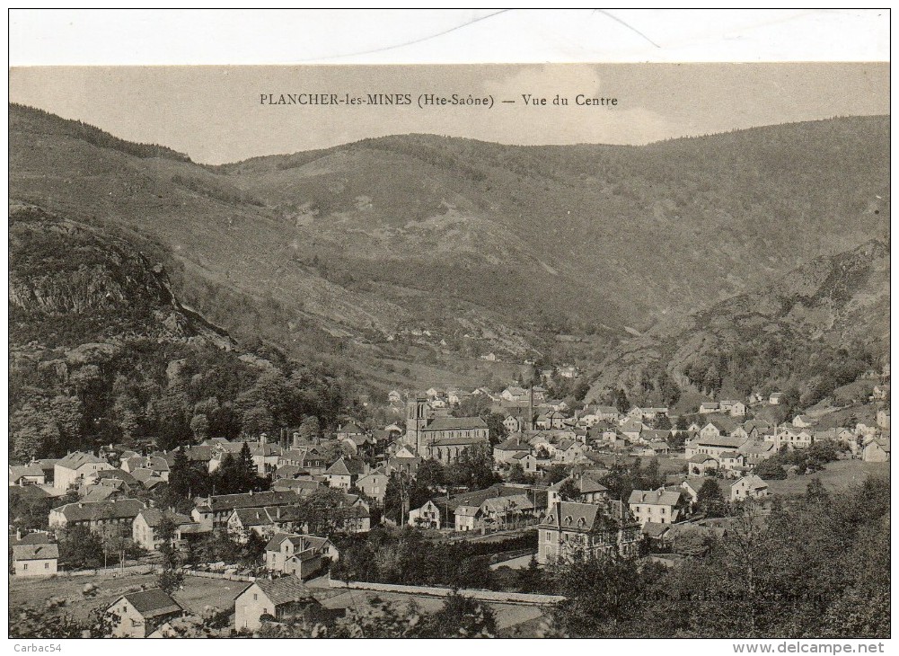 Plancher-les-Mines  Vue Du Centre - Otros & Sin Clasificación