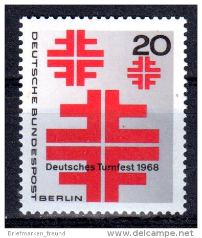 Berlin 1968 Mi. 321 ** Deutsches Turnfest Postfrisch (br0205) - Ungebraucht