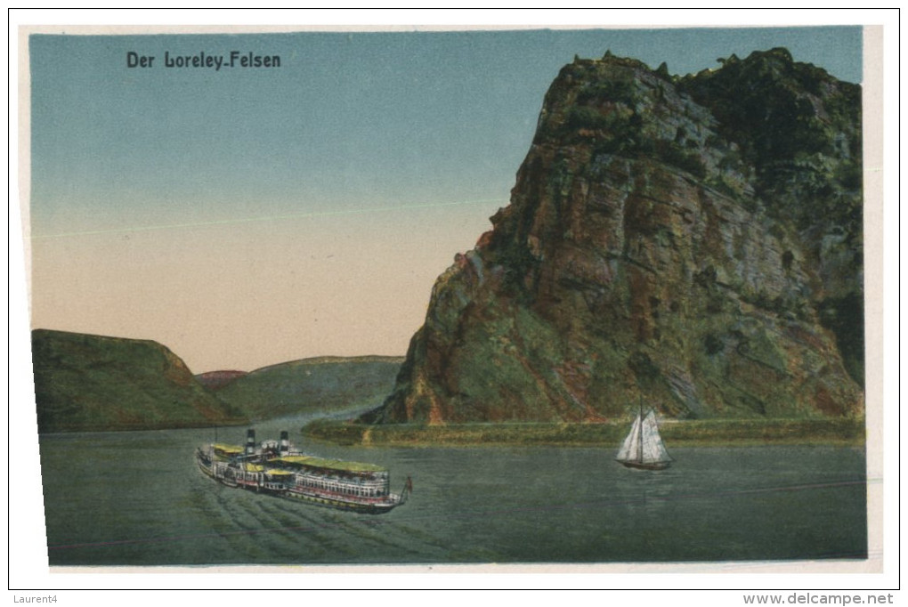 (PH 111) Shipping - Boat - Bateaux - Od Postcard - Germany - Loreley Feisen - Dampfer