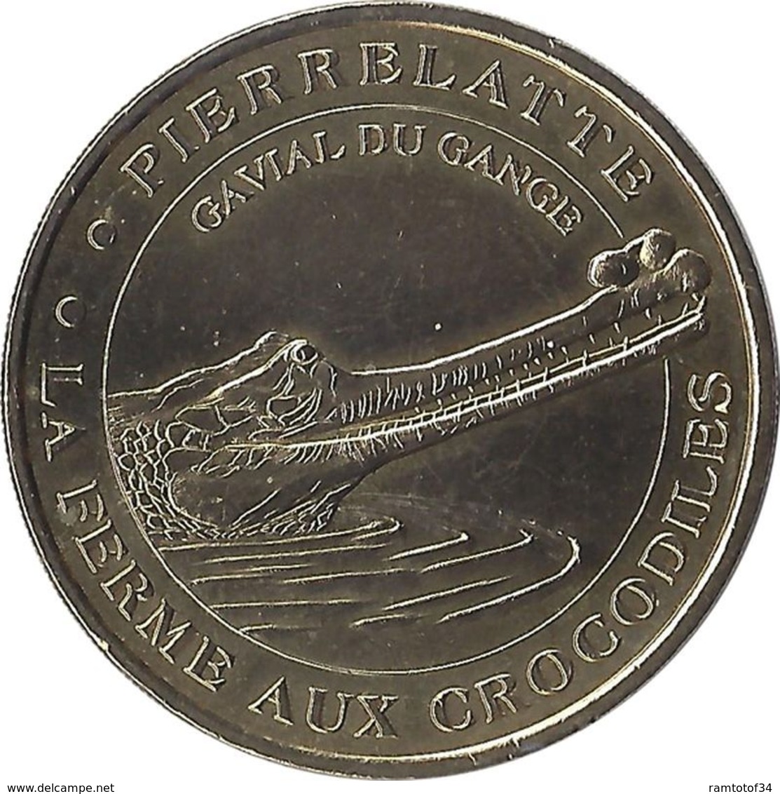 2001 MDP123 - PIERRELATTE - Ferme Aux Crocodiles 2 (Le Glavial) / MONNAIE DE PARIS - 2001
