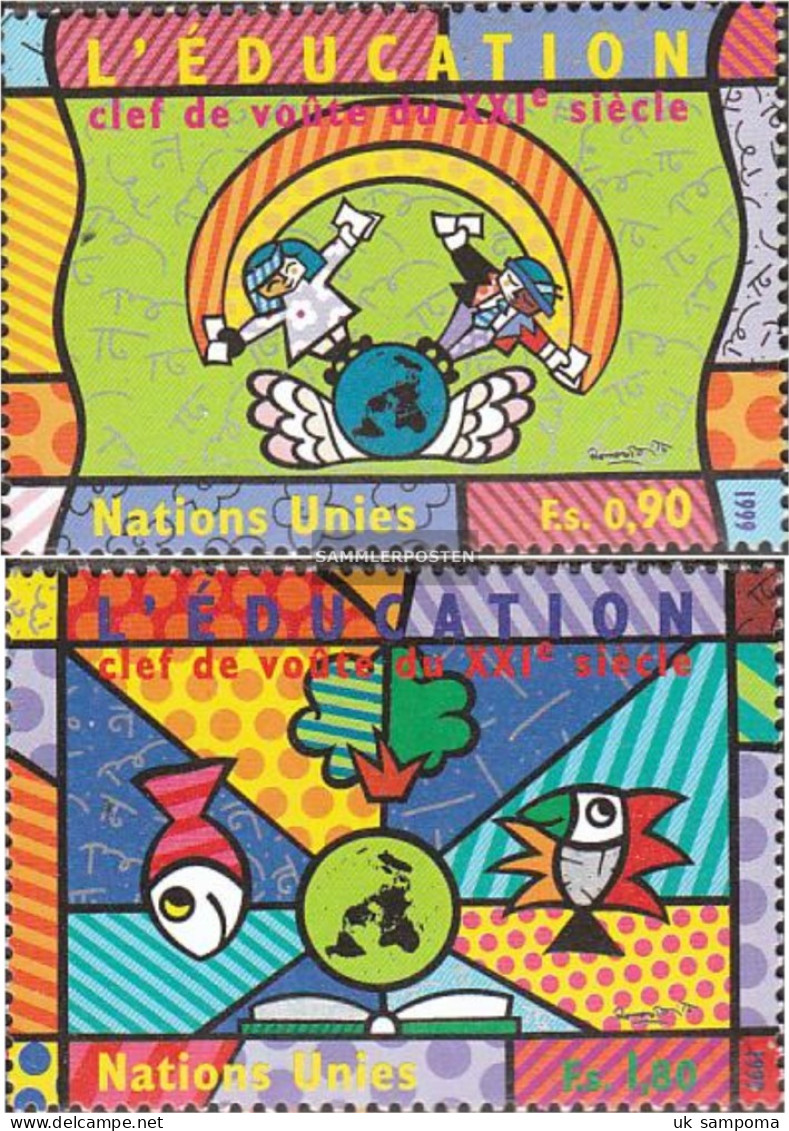 UN - Geneva 382-383 (complete Issue) Unmounted Mint / Never Hinged 1999 Education - Unused Stamps