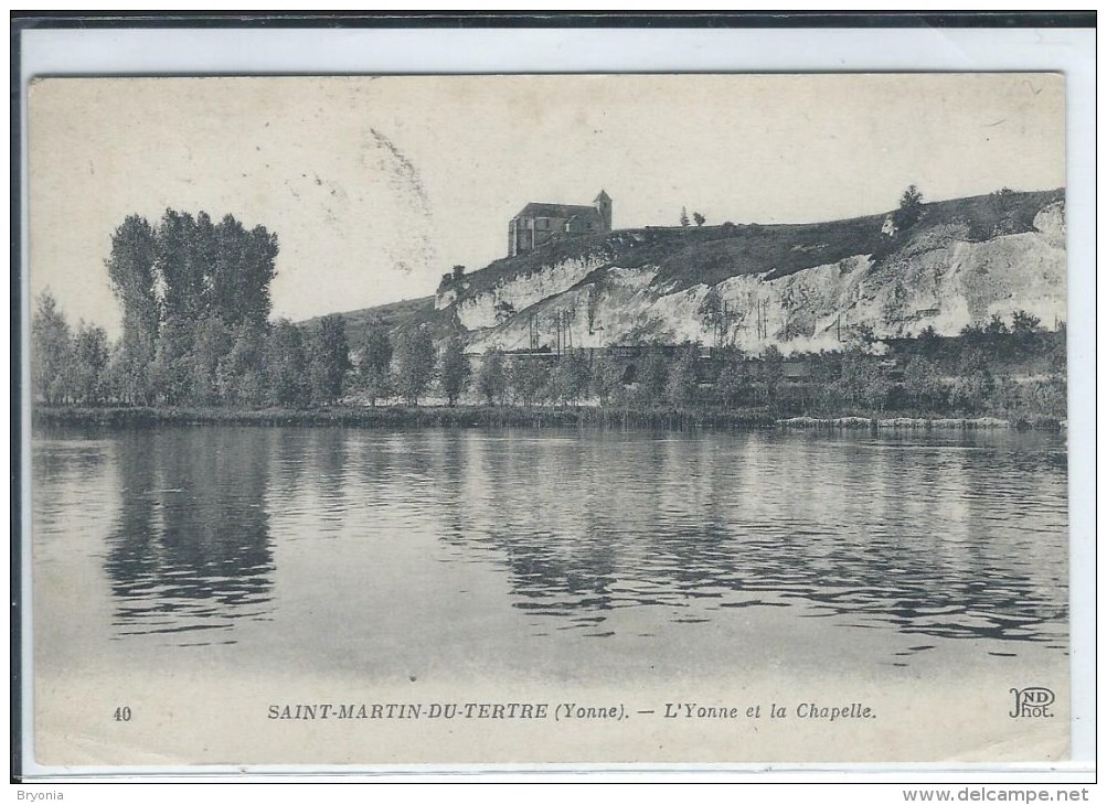 CPA  - 89-  SAINT-MARTIN-DU-TERTRE- (Yonne) - L´Yonne Et La Chapelle -  Très Bon état - - Saint Martin Du Tertre