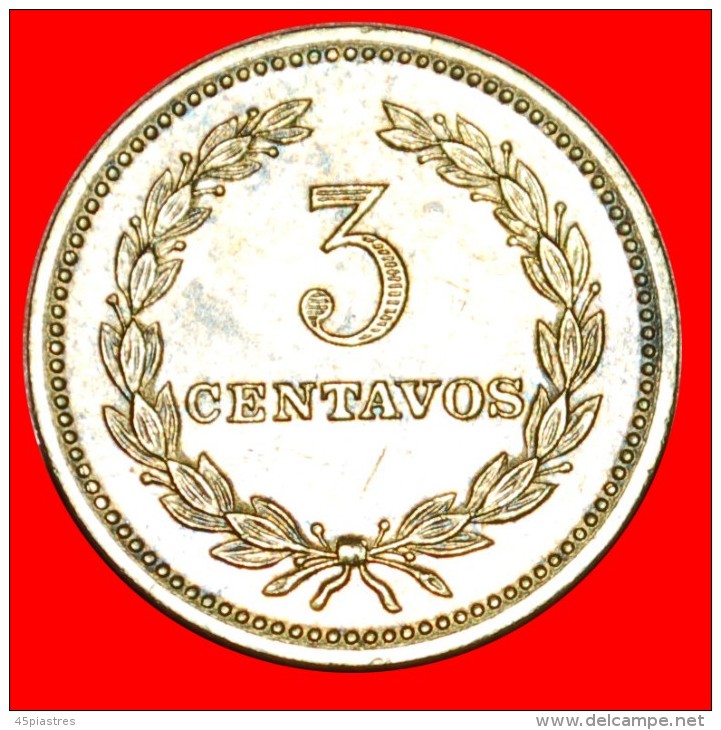 &#9733; 3 SENTAVOS: SALVADOR 1974! INTERESTING TYPE! LOW START! &#9733;NO RESERVE! - Salvador