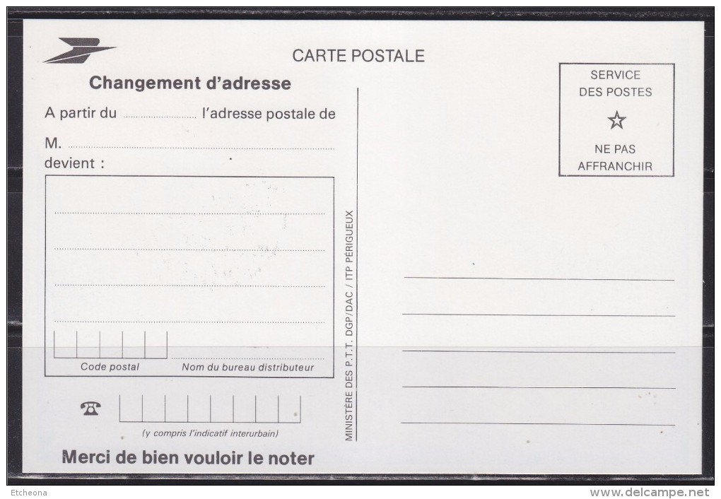 = Bougez Avec La Poste Limoges RP 14.4.86 Sur Carte Postale Changement D'adresse N2408 Hommage Aux Femmes Louise Michel - Gedenkstempel