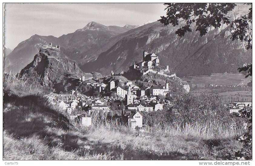 Suisse - Valais - Vue Générale - Cachet Savièse - Savièse