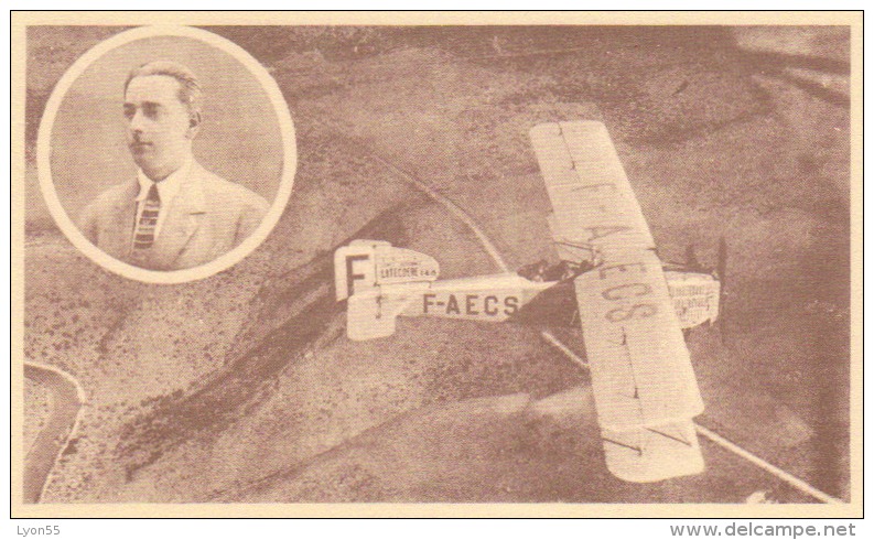 Avion Postal Type Bréguet Pilote  Joseph Doerflinger Lignes Aériennes Latécoère (France Espagne Algérie Maroc Sénégal) - Autres & Non Classés