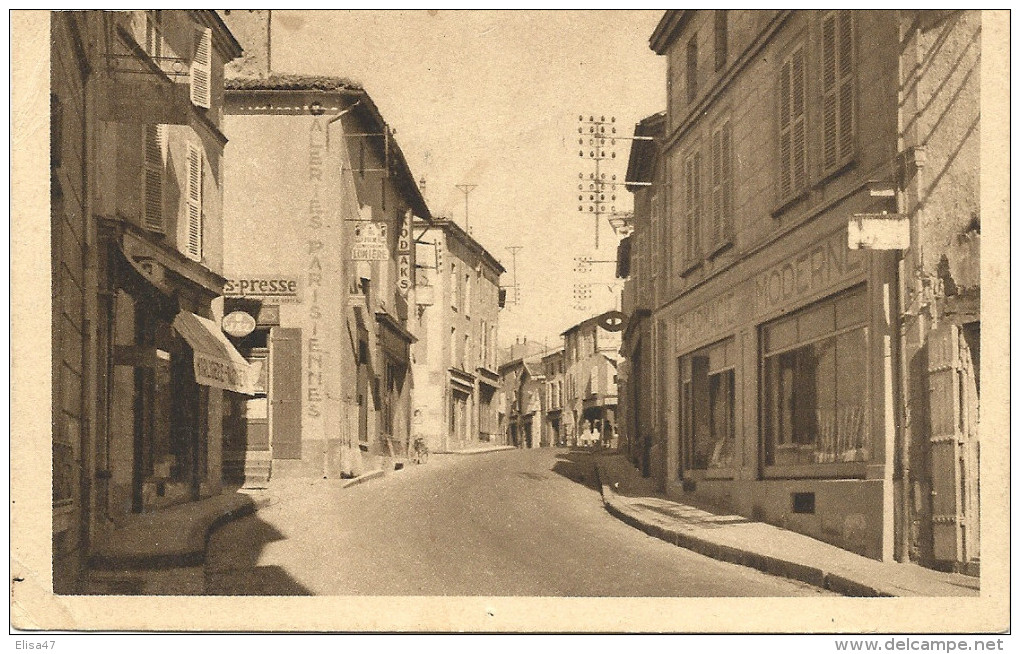 79    MAUZE   SUR  LE  MIGNON   LA  GRANDE  RUE   (CENTRE ) - Mauze Sur Le Mignon