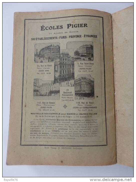 Ancien Dictionnaire Commercial Comptable Et Juridique. Pigier. 751 Pages. - Contabilità/Gestione