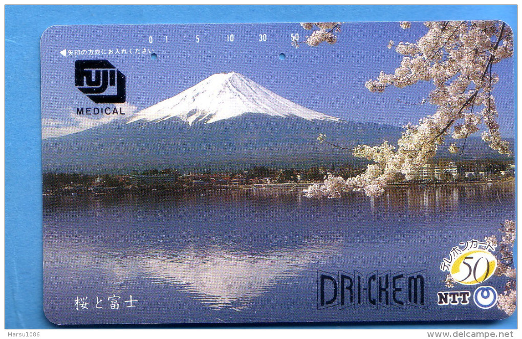 Japan Japon Telefonkarte Télécarte Phonecard Telefoonkaart NTT Nr. 250 - 224 - Mountains