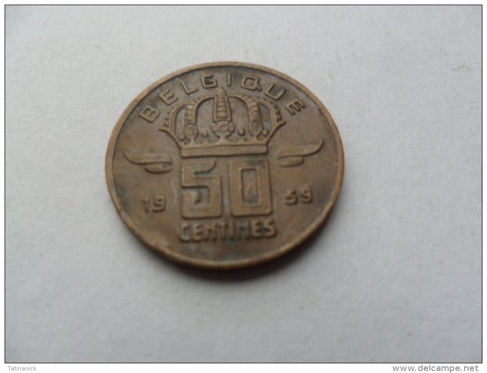 50 Centimes 1959 Type Mineur En Français - 50 Cent