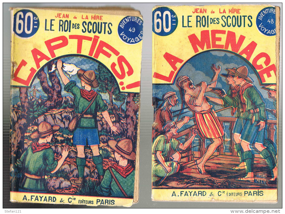 Lot de 19 livres - Le Roi des Scouts - 1931 -  Du N° 27 au N° 54