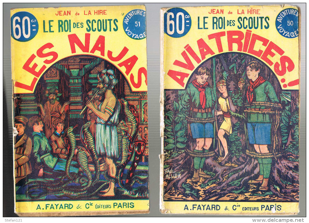 Lot de 19 livres - Le Roi des Scouts - 1931 -  Du N° 27 au N° 54