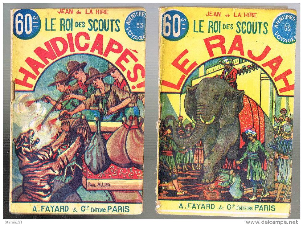 Lot de 19 livres - Le Roi des Scouts - 1931 -  Du N° 27 au N° 54