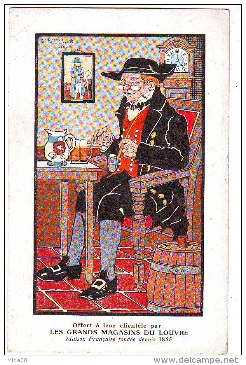 FANTAISIES. ILLUSTRATEURS . L'ALSACE EST FRANCAISE Par PIERRE VINCENT . BIERE . TABAC .COSTUME . - Vincent P.