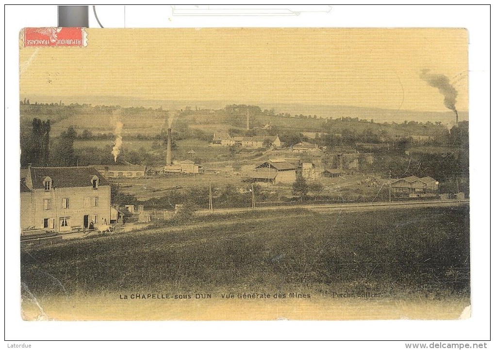 La Chapelle Sous Dun - Vue Générale Des Mines - Autres & Non Classés