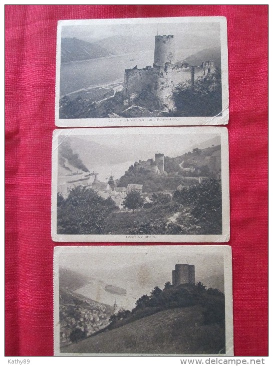 LORCH (allemagne) Lot 3 Cartes Ruine Fürstenberg - Lorch