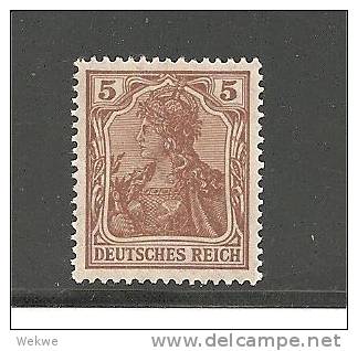 Mi.Nr.140a / 1920 Germania 5 Pfg. **  MNH - Unused Stamps