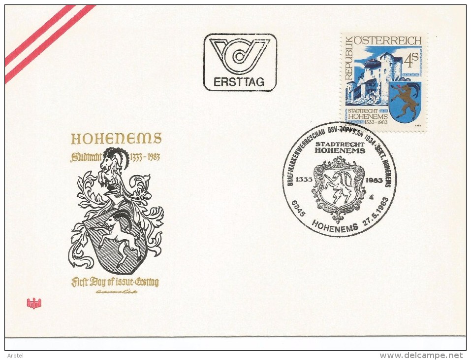 AUSTRIA FDC 1983 ESCUDO CASTILLO - Otros & Sin Clasificación