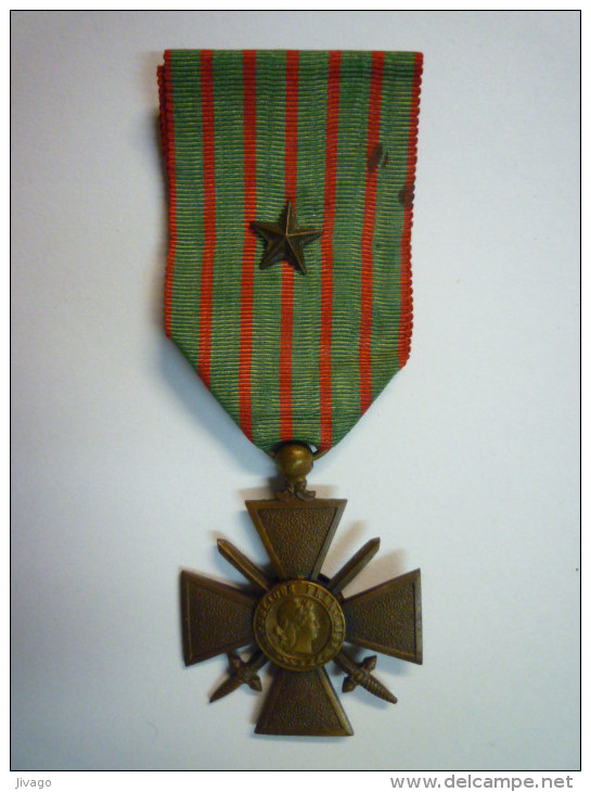 Médaille Militaire  Une étoile (Guerre  1914-1918)    - Francia