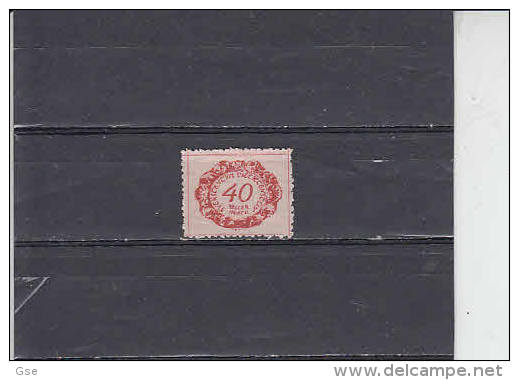 LIECHTENSTEIN  1920 - Unificato  T 6** - Postage Due