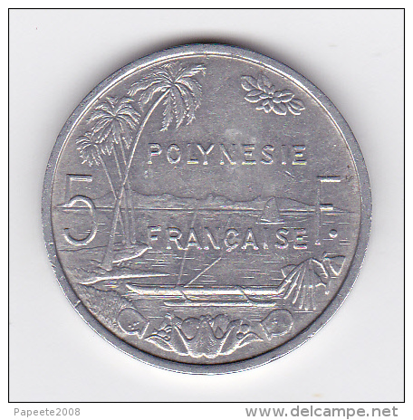 Polynésie Française / Tahiti - Pièce De 5 FCFP - 1983 - Polynésie Française