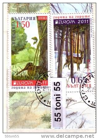 2011 Europa - Year Of Forests 2 V. -used (O)   BULGARIA  / BULGARIE - Oblitérés