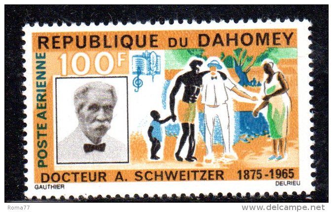 GF648 - DAHOMEY , Posta Aerea   N. 35  ***  MNH  Schweitzer - Bénin – Dahomey (1960-...)