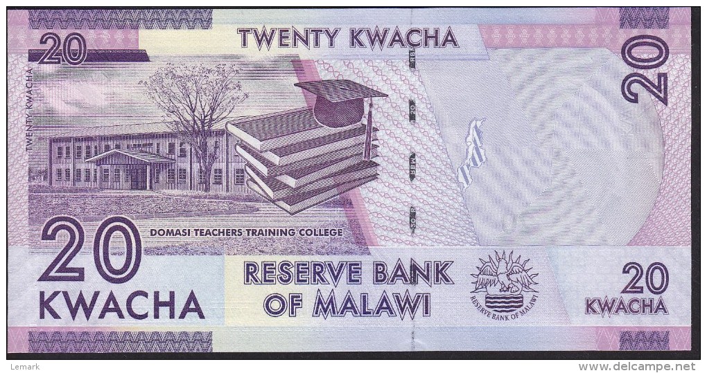 Malawi 20 Kwacha 2012 P57 UNC - Malawi