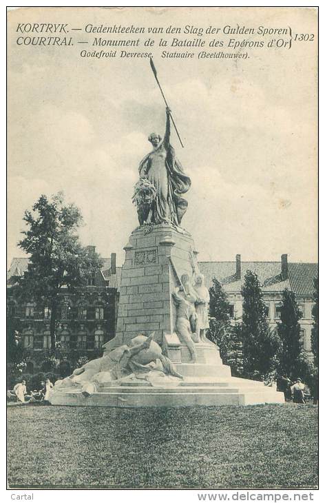 KORTRYK - Gedenkteeken Van Den Slag Der Gulden Sporen - Kortrijk